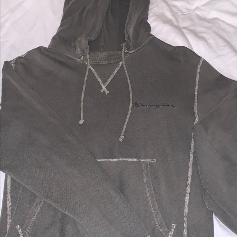 FOREST GREEN CHAMPION HOODIE